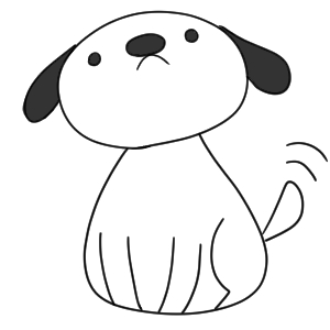 犬 イラスト 簡単