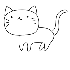 猫のイラストの簡単な書き方 初心者でも描けるコツは イラストの