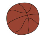 バスケットボールの書き方 イラストを簡単に描くなら?