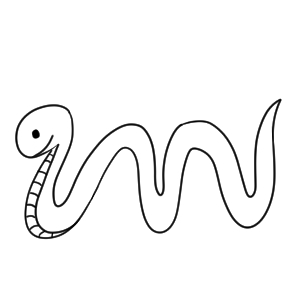 蛇 書き方