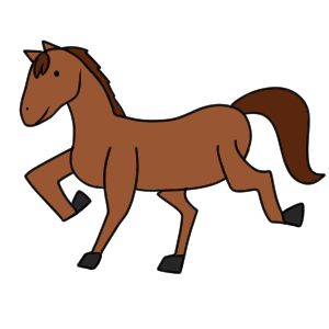 馬のイラストの簡単な書き方 初心者でも描けるコツは イラストの簡単な書き方あつめました