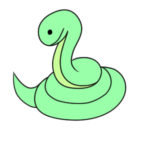 蛇の書き方 イラストを簡単に初心者でも描くなら?