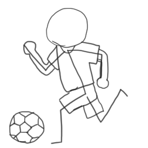 サッカーの書き方 イラストを簡単に初心者でも描くコツは イラストの簡単な書き方あつめました