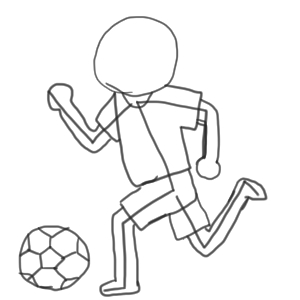 コンプリート サッカー シュート イラスト 後ろ姿 サッカー シュート イラスト 後ろ姿 Okepictidlx