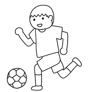 サッカーの書き方 イラストを簡単に初心者でも描くコツは イラストの簡単な書き方あつめました