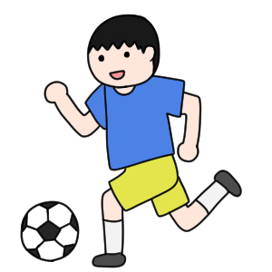 ラブリーかわいい サッカー イラスト 簡単 かわいい動物画像