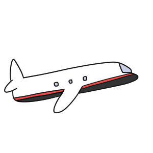 100 飛行機 イラスト 簡単 かわいい かっこいい無料イラスト素材集