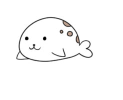 アザラシ イラスト かわいい