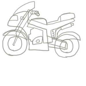 バイクのイラストの簡単な書き方 初心者でも描けるコツは イラストの簡単な書き方あつめました