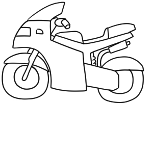 バイクのイラストの簡単な書き方 初心者でも描けるコツは イラストの簡単な書き方あつめました