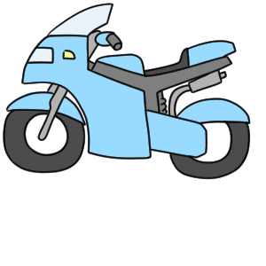 バイクのイラストの簡単な書き方 初心者でも描けるコツは イラスト