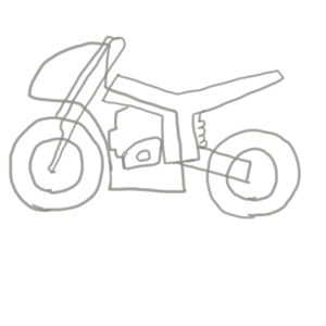 バイクのイラストの簡単な書き方 初心者でも描けるコツは イラストの簡単な書き方あつめました