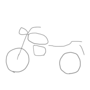 バイクのイラストの簡単な書き方 初心者でも描けるコツは イラストの簡単な書き方あつめました