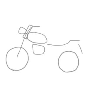 バイクのイラストの簡単な書き方 初心者でも描けるコツは イラストの簡単な書き方あつめました