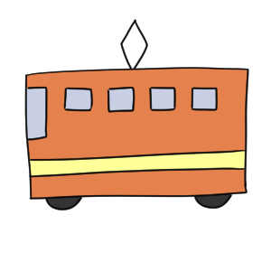 ラブリーかわいい 電車 列車 イラスト Illustrations イラスト