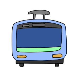 電車 イラスト 簡単