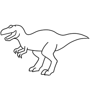 恐竜 イラスト 簡単