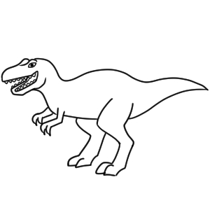 恐竜 イラスト 簡単