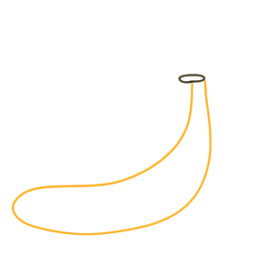 バナナ 書き方