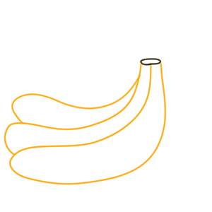 バナナ 書き方