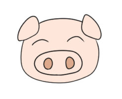 コレクション かわいい 豚 イラスト 簡単 最高の画像壁紙日本aad