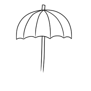 傘 書き方