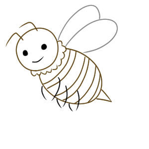 蜂 イラスト かわいい