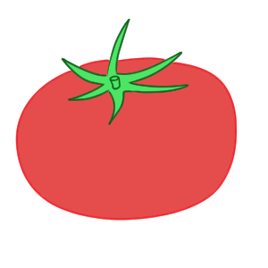 トマト イラスト 簡単