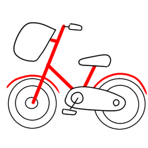 最高の自転車 イラスト 書き方 簡単 スーパーイラストコレクション