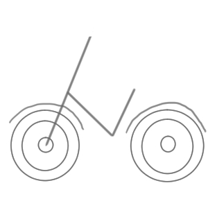 自転車 イラスト 簡単