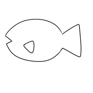 魚 書き方