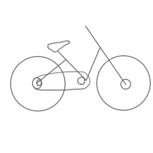 自転車 イラスト