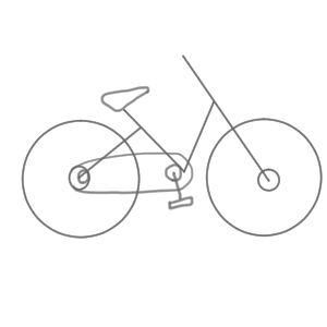 自転車 イラスト