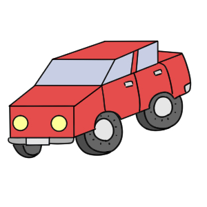 簡単 車 イラスト 斜め Kuruma