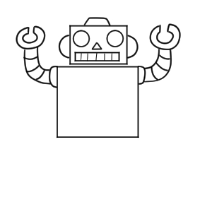 ロボットの書き方 イラストを簡単に描くポイントは イラストの簡単な書き方あつめました