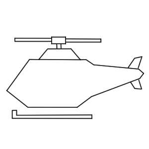 ヘリコプター 書き方