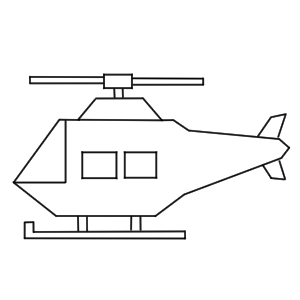 ヘリコプターのイラストの簡単な書き方 初心者にも描ける イラストの簡単な書き方あつめました