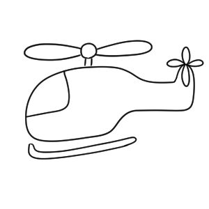 ヘリコプター イラスト 簡単