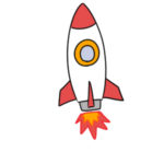 ロケットのイラストの簡単な書き方 初心者でも描けるコツは?