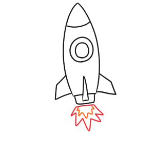 ロケット 書き方