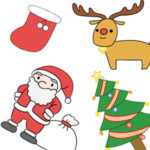 クリスマスのイラストを簡単に 手書きでの書き方は?