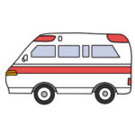 救急車のイラストの簡単な書き方 手書きで描くなら?