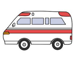 最高手書き 救急車 イラスト 簡単 かわいいディズニー画像