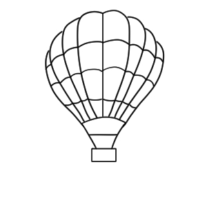 気球 イラスト 簡単