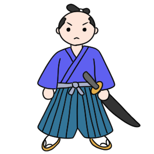 さむらい 侍 イラスト かわいい