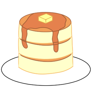 ホットケーキ イラスト 書き方