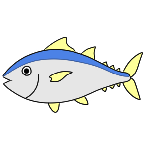 マグロのイラストの簡単な書き方 手書きで描くなら イラストの簡単