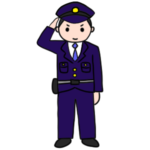 警察 イラスト 簡単