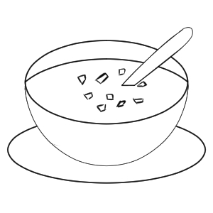 スープ イラスト 簡単
