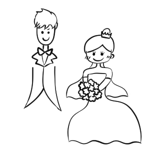 結婚式 イラスト 手書き